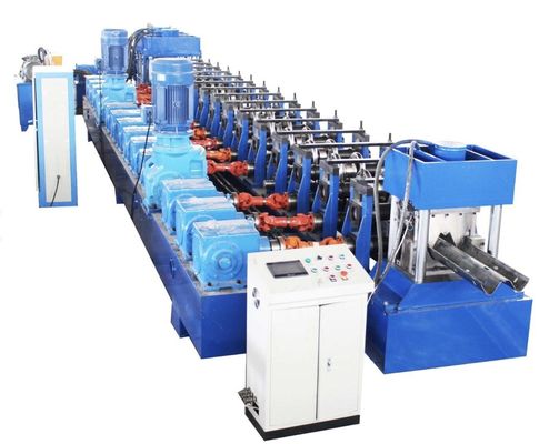 ซื้อ 7.5KW Hhighway Guardrail Roll Forming Machine Q235 เครื่องผลิตกลมกลมกลมกลม online manufacture