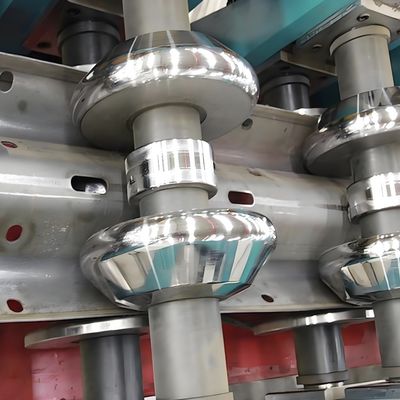 ซื้อ 25mm - 63.5mm Highway Guardrail Forming Machine เครื่องปั้นม้วนเหล็ก เครื่องปั้นม้วนเหล็ก online manufacture