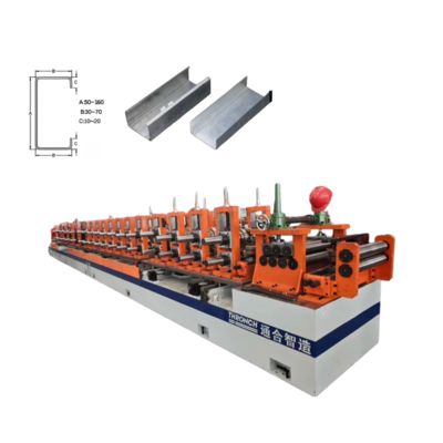 เครื่องขึ้นรูปม้วนโครงสร้างพลังงานแสงอาทิตย์อัตโนมัติ
